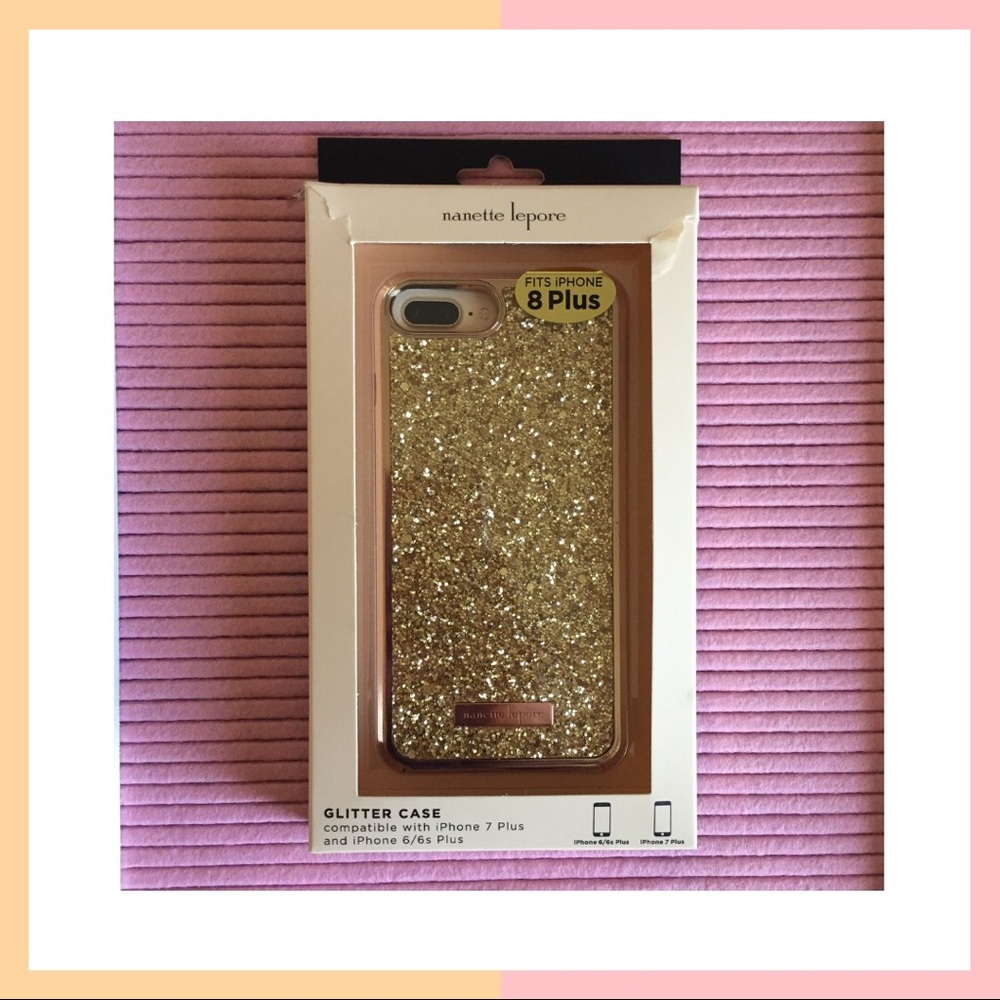 Nanette Lepore Glitter iPhone Protective Case
